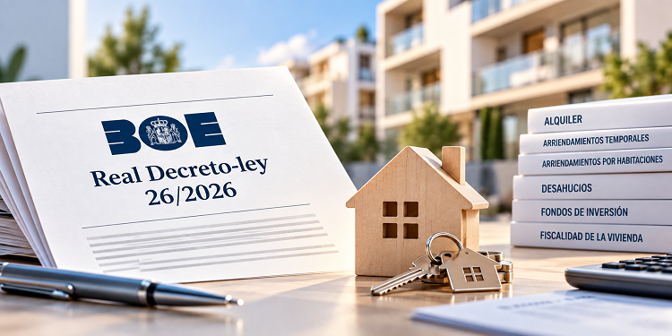 Real Decreto-ley 26/2026: el BOE publica el paquete de medidas urgentes en materia de vivienda
